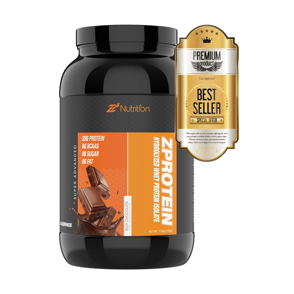 Z Nutrition Z protein Hydrolyzed Protein Isolate 5lbs (71 lần dùng) -Sữa Whey Hydrolyzed Tăng Cơ Bắp Nhanh