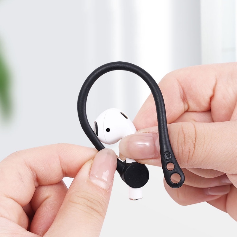 Giá Đỡ Tai Nghe Bluetooth Mini Bằng Silicone Chống Rơi An Toàn