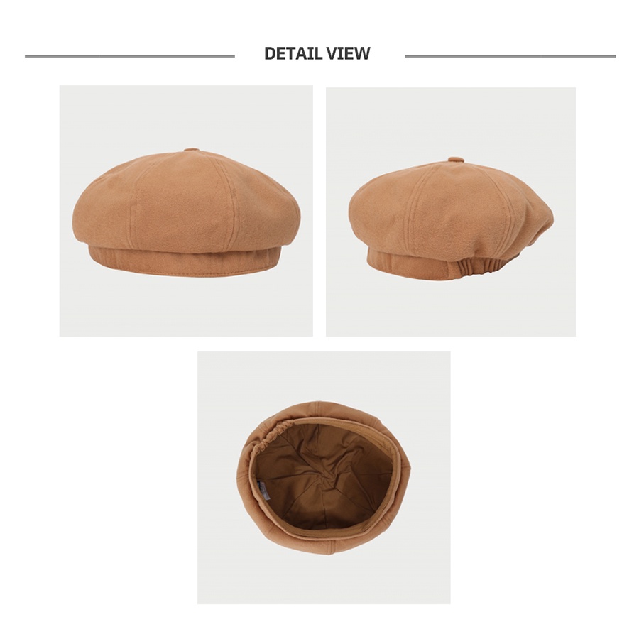 Mũ nồi WHO.A.U WHHMC4933A Beret Steve Hat 100% Polyester