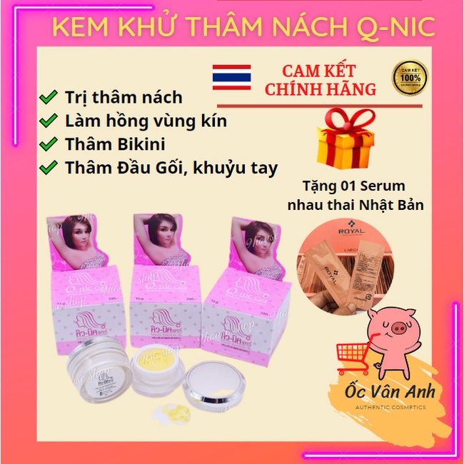 KEM THÂM NÁCH Q-NIC THÁI LAN CHÍNH HÃNG - CÓ TEM