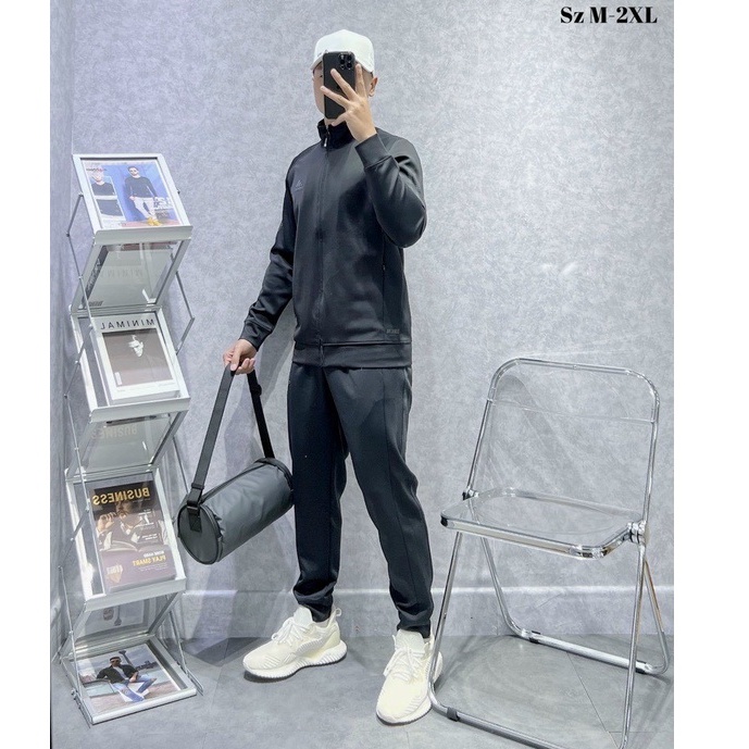 Bộ quần áo thể thao nam Adidas mùa đông cao cấp  Hàng loại 1 Bộ thu đông nam mặc nhà dài tay dày dặn