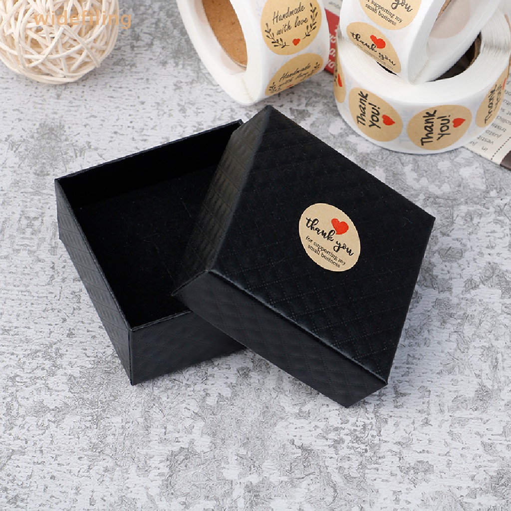 Bộ 500 Miếng Dán Tròn In Chữ Thank You Độc Đáo Dùng Trang Trí