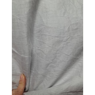 Vải linen tưng premium màu xám khói hàng khúc TK4