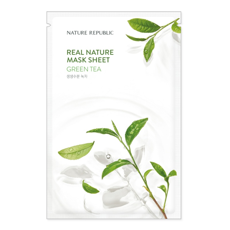  Mặt Nạ Giấy Nature Republic Real Nature Green Tea Mask Sheet 23ml