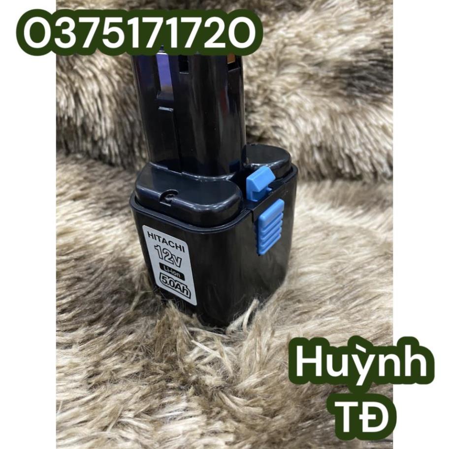 Vỏ Pin Hitachi 12V Ni-Cd có tem, Vỏ Đứng Để 6 Cell 18650( đầy đủ phụ kiện)