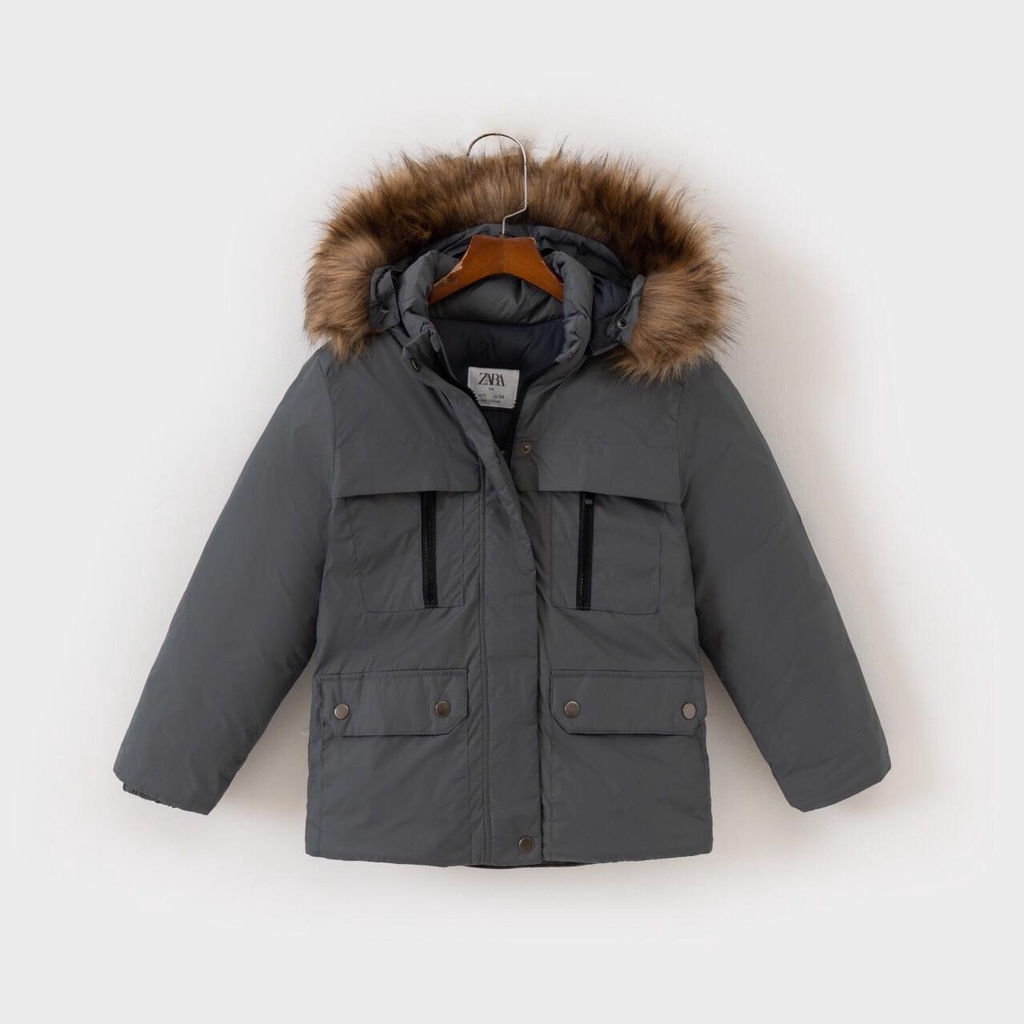 Áo khoác phao Zara bé trai xuất dư Size 7-14 tuổi