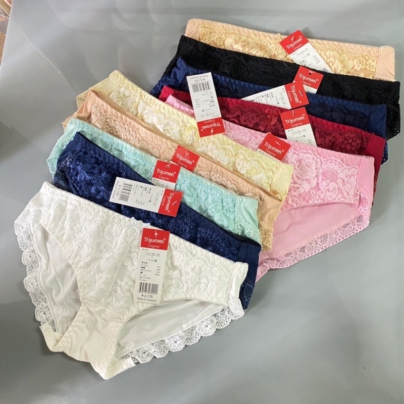 ♥️ Shop Uy Tín ♥️ [Quần Lót Nữ] Quần Lót Cotton Phối Ren Nữ Hàng Việt Nam Siêu Thoáng