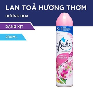 Chai xịt thơm phòng Glade 280ml ( ĐỦ MÙI )