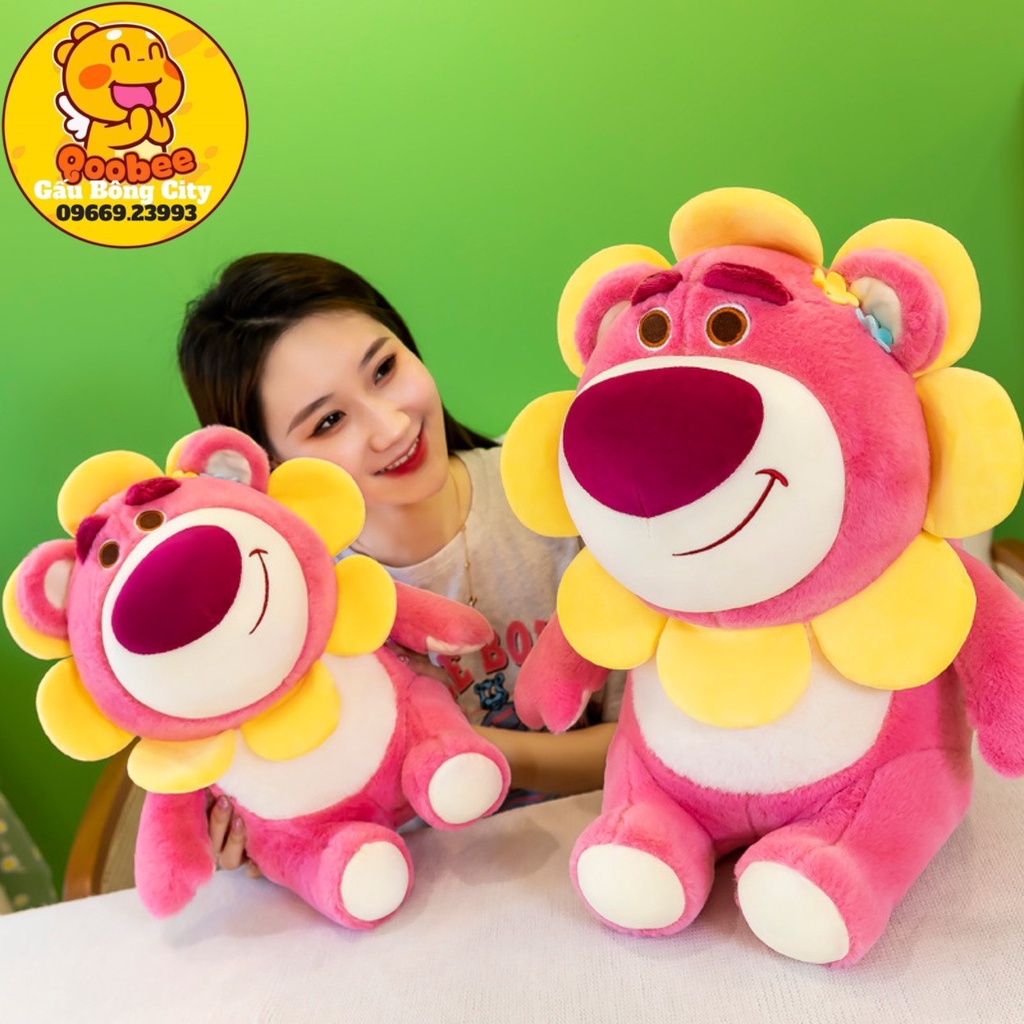 Gấu Bông Lotso Huggin Bear Mặt Hoa Cao Cấp Gấu Bông City