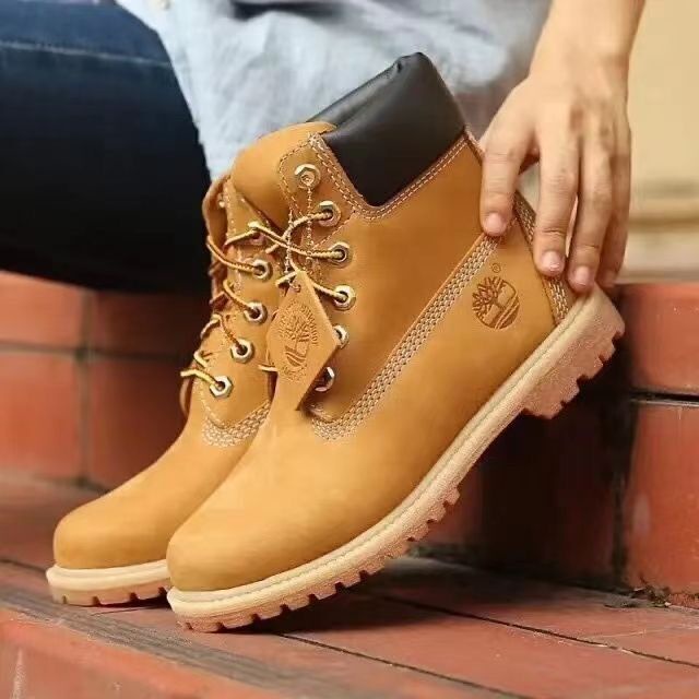 Giày Bốt Martin Timberland Mùa Đông Đá Không Xấu Rhubarb Tăng Chiều Cao Chống Mài Mòn Không Thấm Nước 0Nrxx