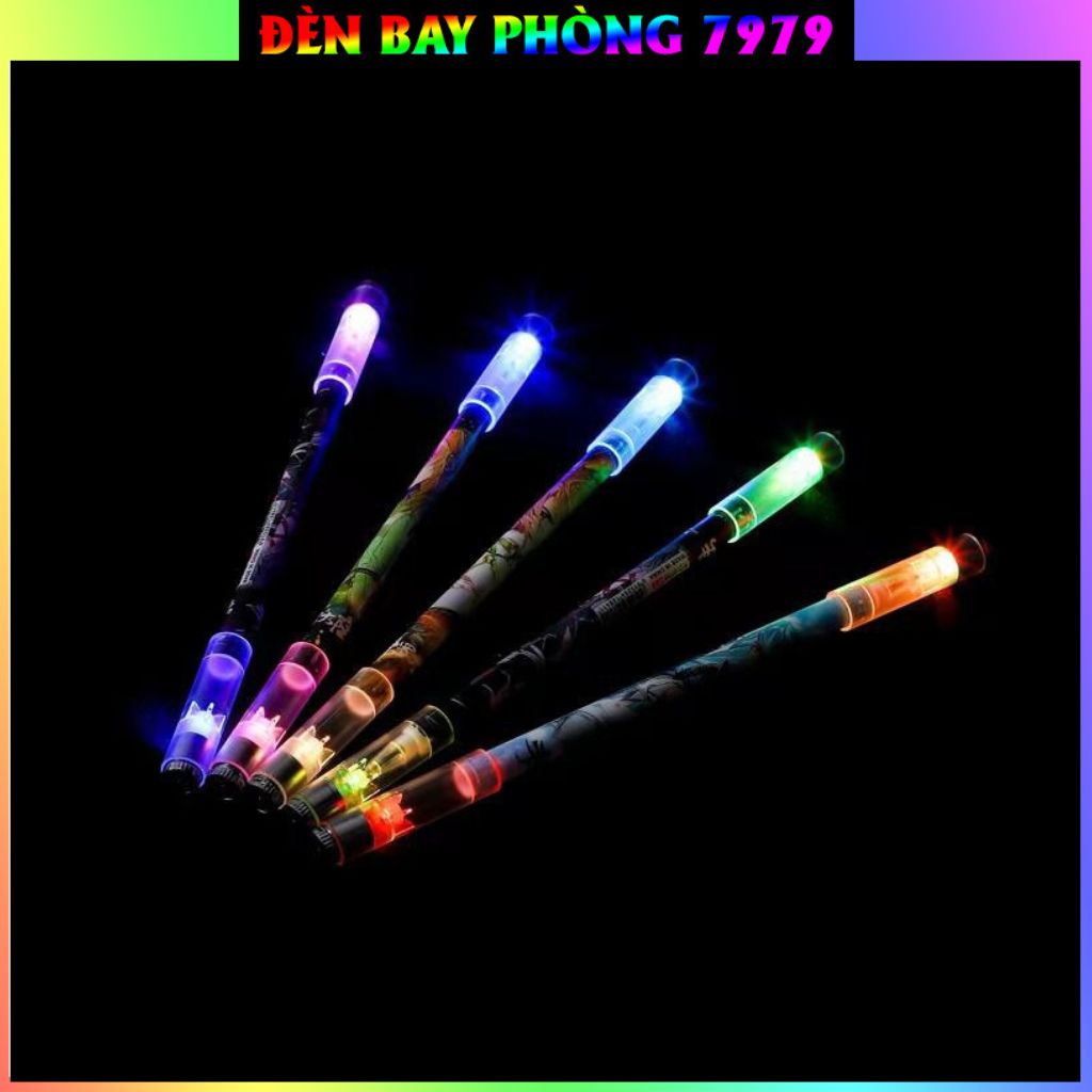 Bút Quay Phát Sáng 2 Đầu Cao Cấp Viết Chữ Đẹp. Viết Xoay Nghệ Thuật Đổi Màu Cá Tính giành Cho Học Sinh Sinh Viên