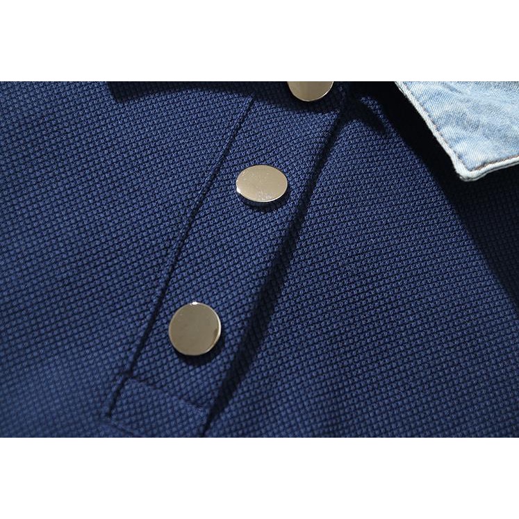Rh Áo Khoác Denim Họa Tiết Thêu Chữ Phong Cách Đường Phố Âu Mỹ Cá Tính