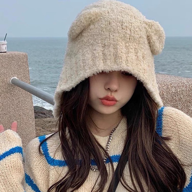 Mũ Dệt Kim Bảo Vệ Tai Chống Gió Giữ Ấm Đa Năng Cho Trẻ Em