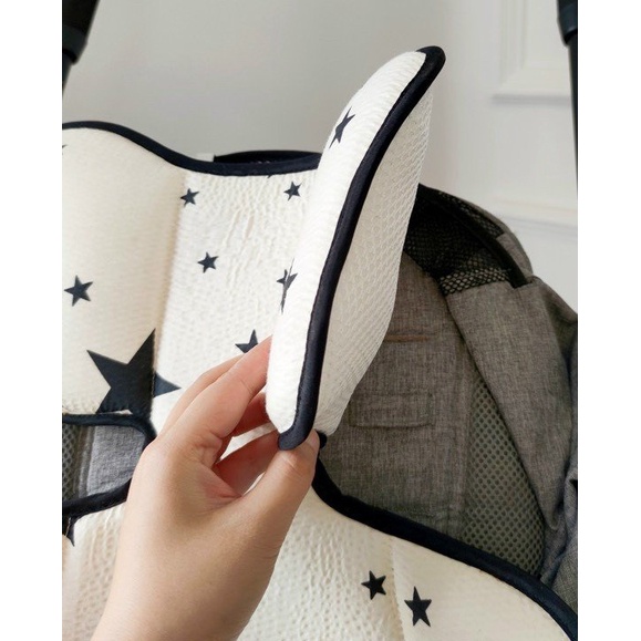 Đệm lót xe đẩy Monona điều hòa xuất Hàn cao cấp tiện lợi chất liệu bền bỉ thấm hút mồ hôi tốt cho bé trai bé gái