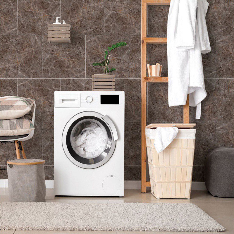 Giấy Dán Tường PVC Tự Dính Chống Thấm Nước Họa Tiết Gạch Men Trang Trí Nhà Bếp / Phòng Tắm