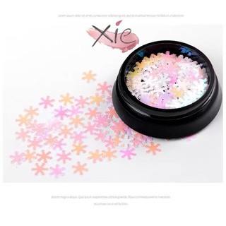 Set hoa tuyết trang trí móng noel <3
