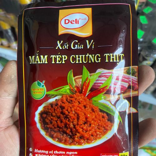 Mắm tép chưng thịt deli gói 80g Đặc sản Hà Nội AVINO