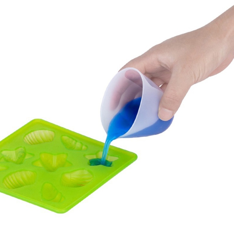 Cốc Đo Lường Làm Bánh Bằng Silicone 100ML Diy