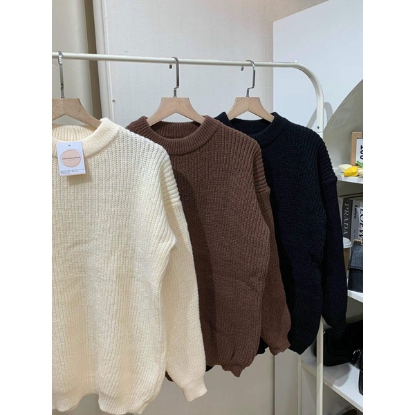 Áo len 1101 trơn màu