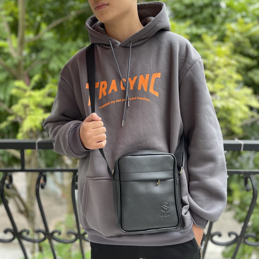 Túi Đeo Chéo Da HANAMA Zin 1 Ngon Bổ Rẻ Chất Liệu Tốt