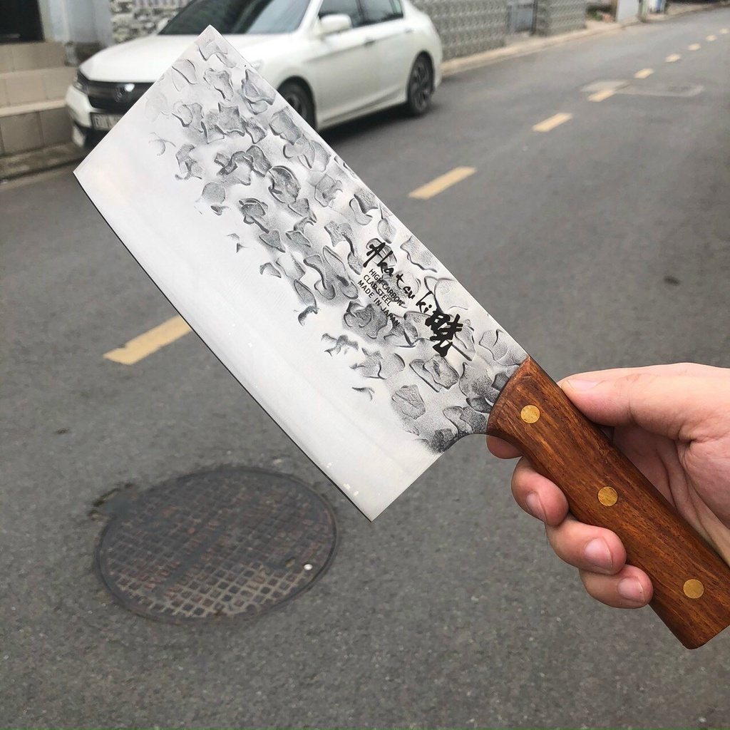 Dao chuyên chặt xương Akatsuki vân búa Nhập Khẩu Nhật Bản nặng 500g (320mm)- Gia Dụng Toàn Cầu TC