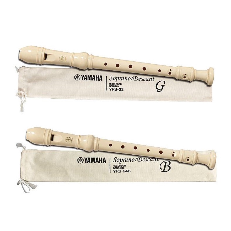 SÁO RECORDER SOPRANO YAMAHA YRS-24B HÀNG CHÍNH HÃNG I SÁO 8 LỖ ÂM CHUẨN DỄ THỔI