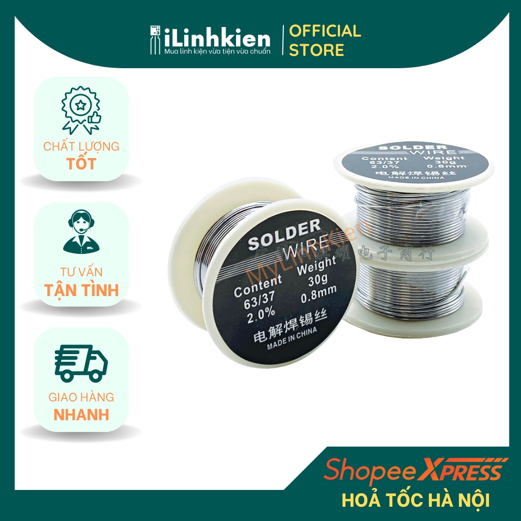 Thiếc hàn nhựa thông 30g SN63 chất lượng cao