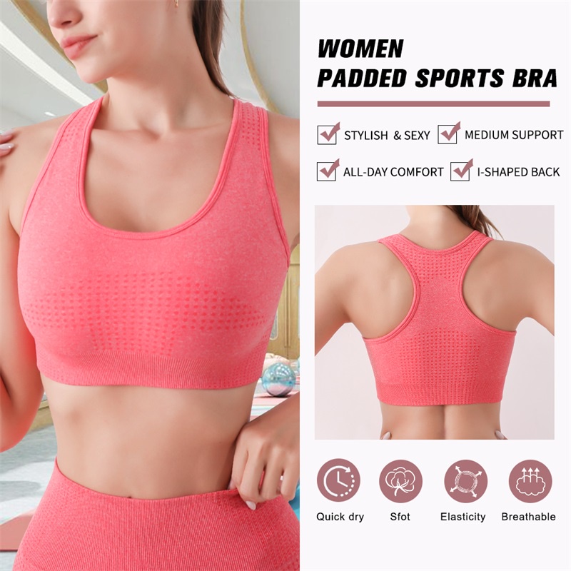 Áo Ngực Thể Thao Bằng Nylon Thấm Hút Mồ Hôi Chống Sốc B0267