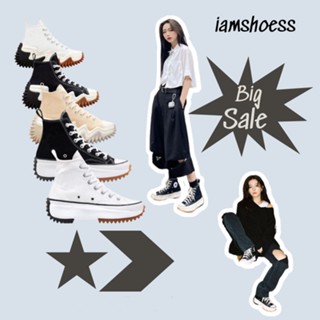 Giày thể thao Converse Run Star Hike Hi Black Hike High top CV cổ cao nam nữ độn đế,cv run cao cổ , đế răng cưa