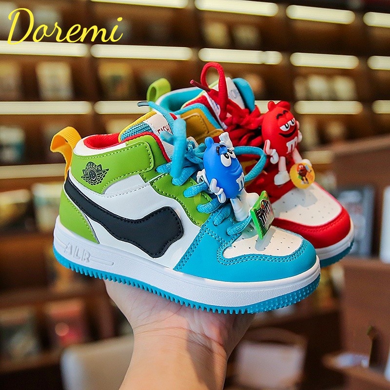 Doremi Giày Sneaker Chống Trượt Thiết Kế Thoáng Khí Năng Động Thời Trang Dành Cho Bé