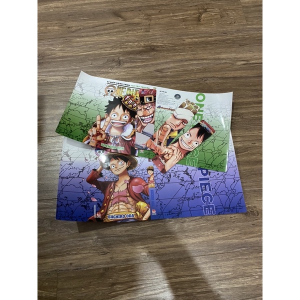 Bìa Onepiece limited và bookmark lấy ở festival