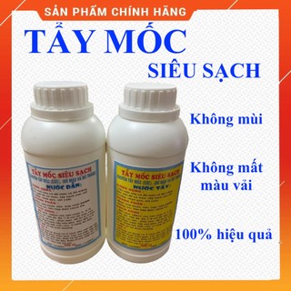 Tẩy mốc quần áo, không mùi, tẩy mốc siêu sạch, không mất màu vải