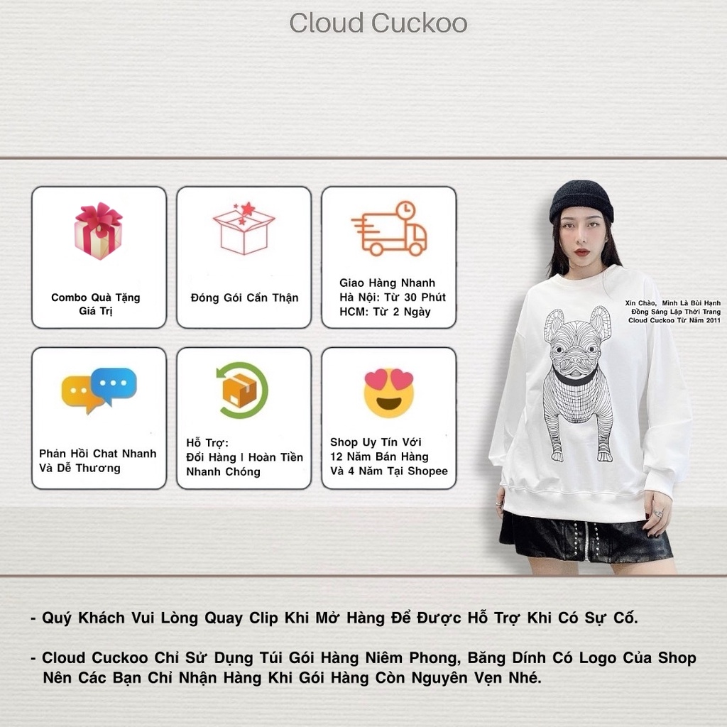 Áo Nỉ Bông Sweater Hình Gấu Nâu Cá Tính - Mã Số: H29105