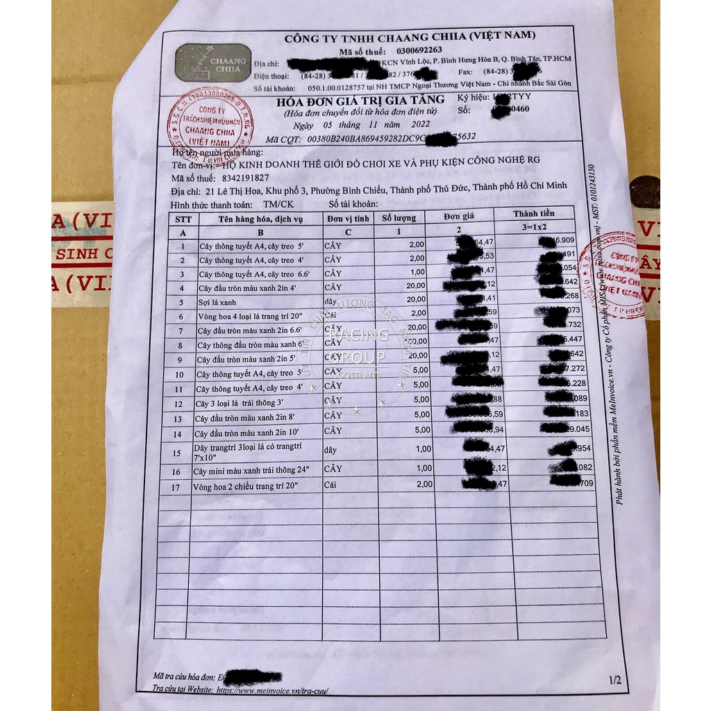 Cây Thông Noel Phủ Tuyết Lá Cước 3 Loại Lá Cao Cấp Chính Hãng Chaang Chiia Trang Trí Noel Giáng Sinh Cực Đẹp