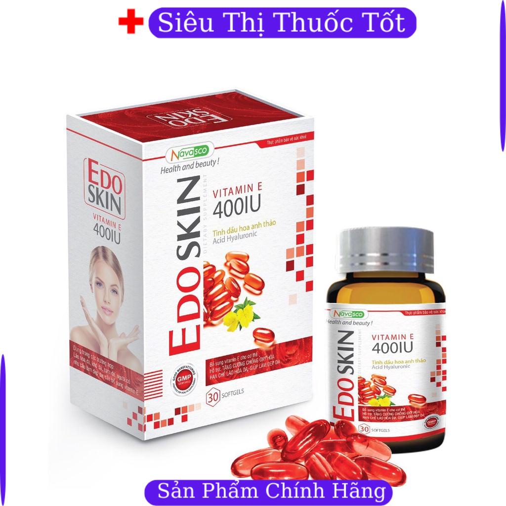 VITAMIN E ĐỎ EDOSKIN-Tinh dầu hoa anh thảo- hỗ trợ chống oxy hóa,lão hóa da f