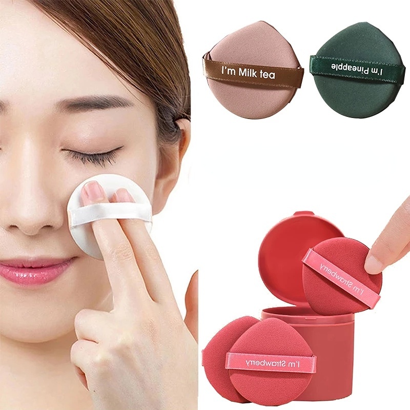 Mút Trang Điểm Hình Tròn / Tam Giác Mềm Mại Thân Thiện Với Làn Da