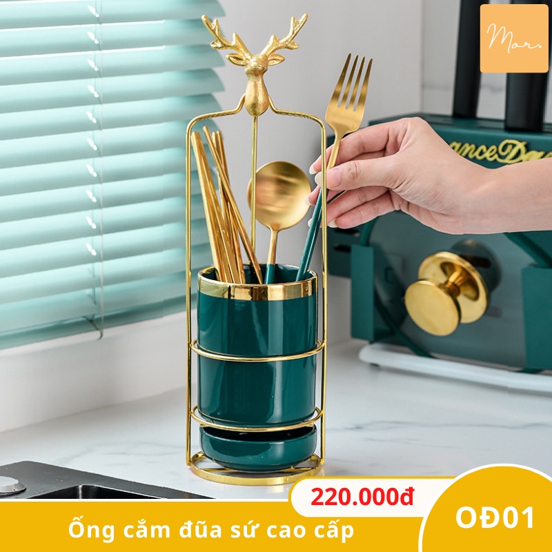 Ống cắm đũa sứ cao cấp