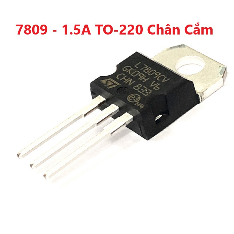 IC Ổn Áp Nguồn 9V 7809 L7809 L7809CV LM7809 7809CV 1.5A TO-220 Chân Cắm