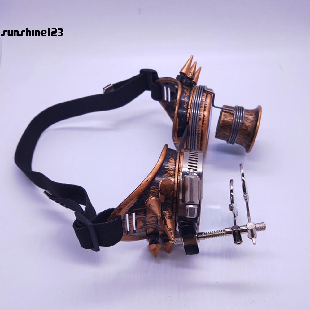 Kính mát đính đinh tán phong cách Steampunk vintage