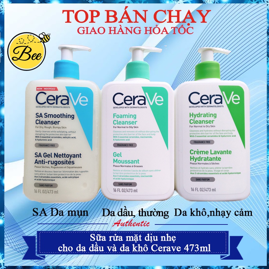 Sữa Rửa Mặt Cerave Dịu Nhẹ 473Ml