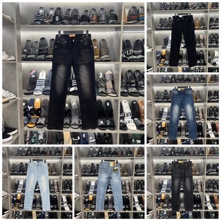 Quần bò nam ống rộng dáng đứng, quần xuông nam phong cách dolce 2320, Bin Store