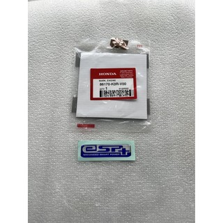 Tem esp+ dán pô e vario 160, pcx 160, adv 160 zin chính hãng honda 86170-k0r-v00
