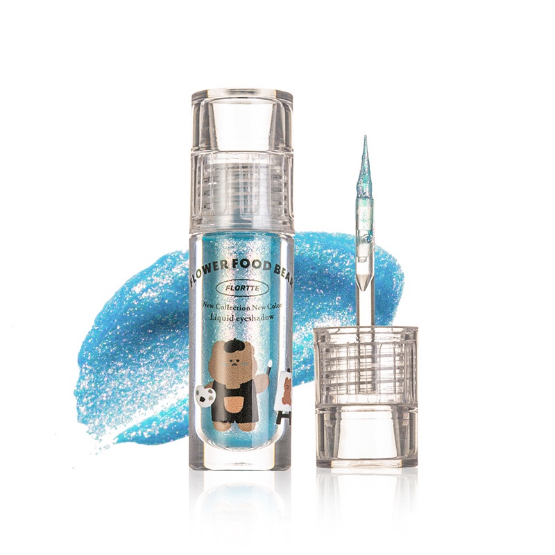 Phấn Mắt Dạng Lỏng Flortte / flower Lolia Cauliflower Series Tắc Kè Hoa Siêu Lấp Lánh