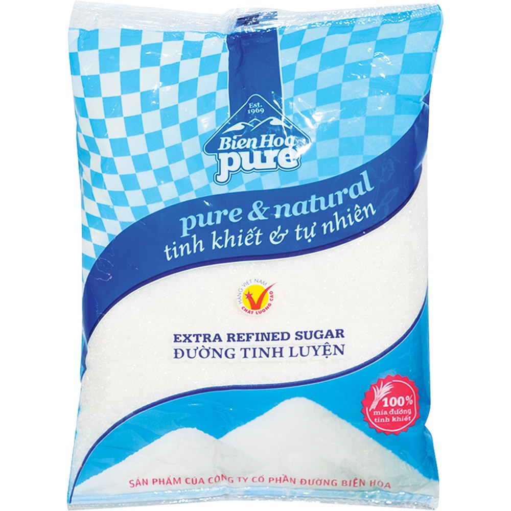 Đường tinh luyện Biên Hòa PURE 1kg