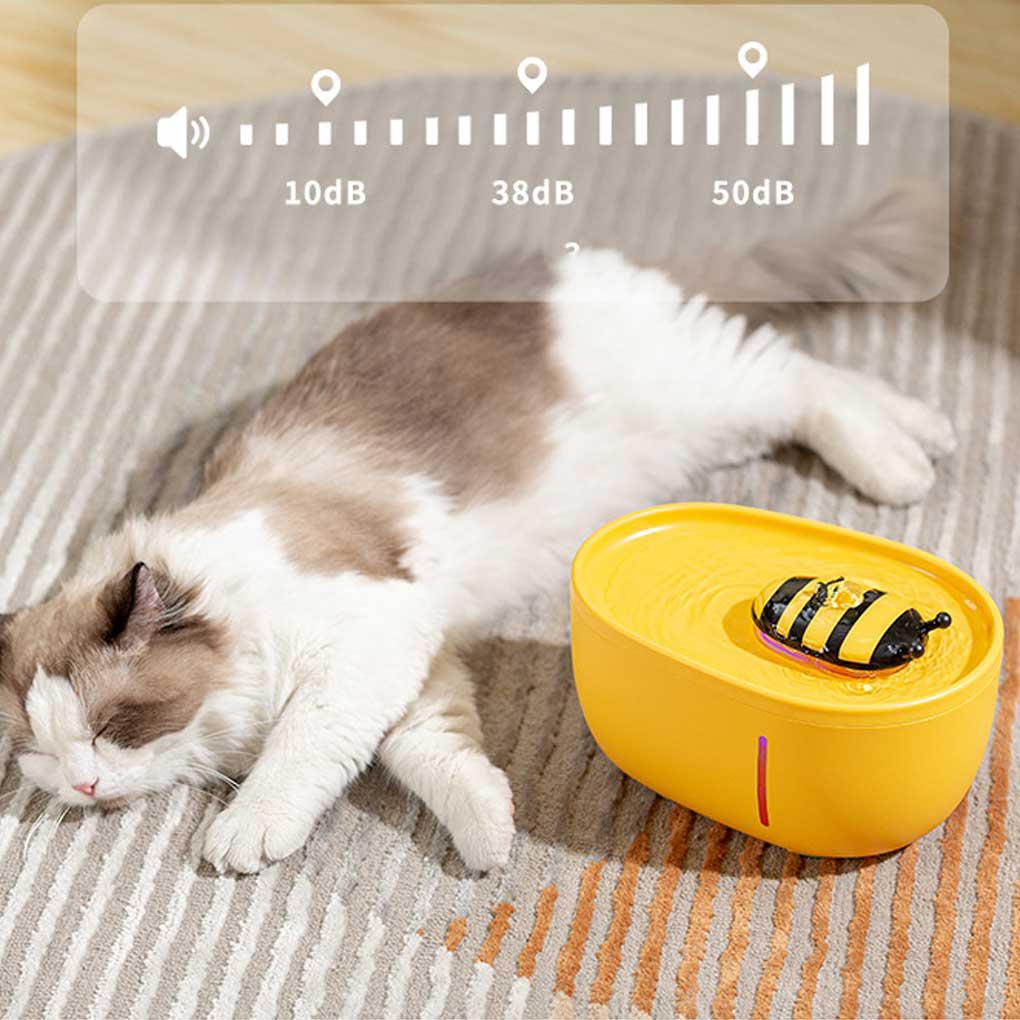 Đài Phun Nước Dung Tích 2L Cho Thú Cưng Tiếng Ồn Thấp