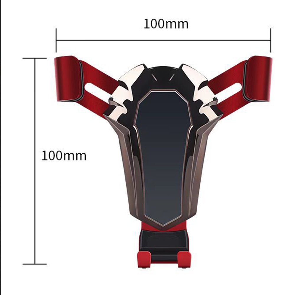 Giá Đỡ Điện Thoại Cảm Biến Trọng Lực Chống Trượt Hình Tam Giác Bằng Hợp Kim Dành Cho Xe Hơi