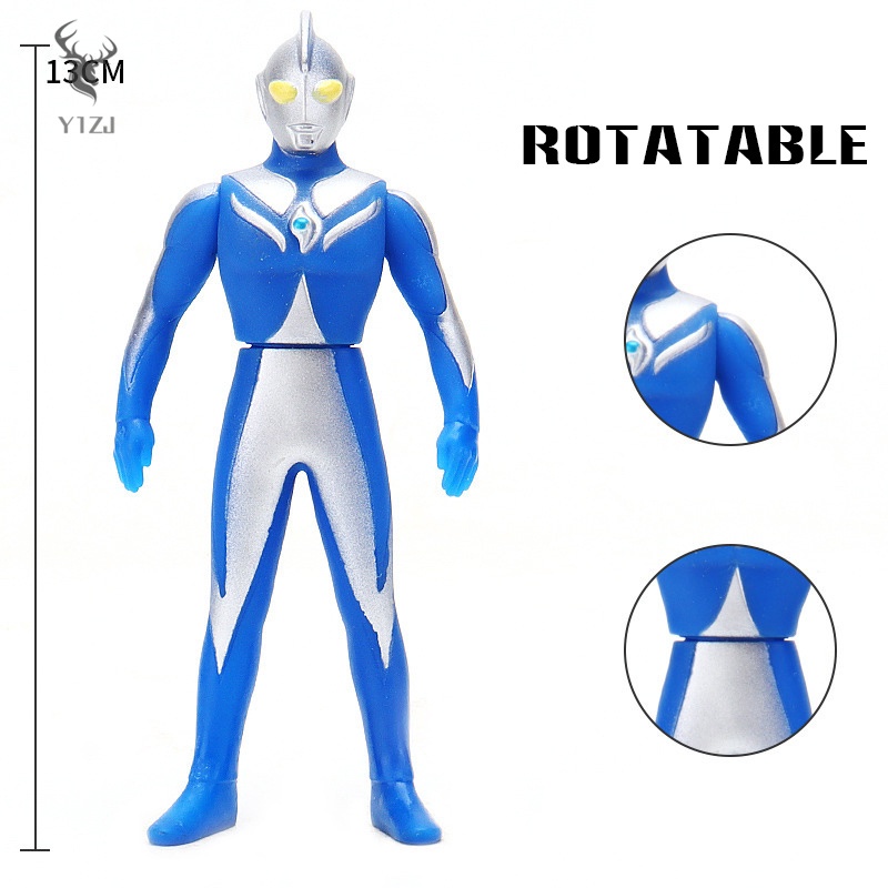 Mô Hình Nhân Vật Ultraman 13cm Bằng Vinyl Kích Thước 13cm