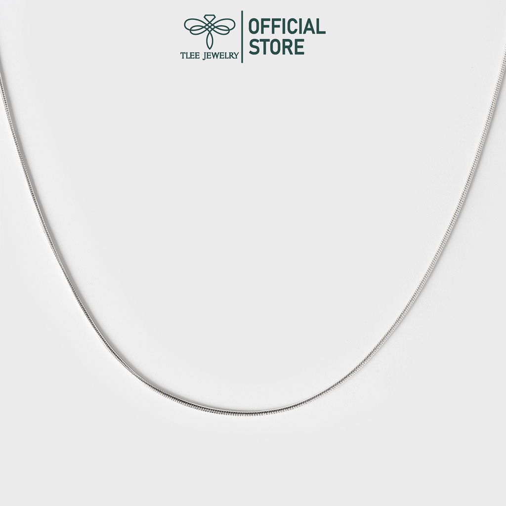 Dây chuyền bạc TLEE sợi mỳ tròn dày dặn TleeJewelry D0164