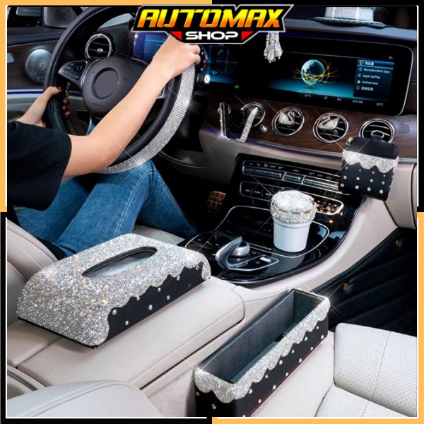 Phụ kiện xe hơi đính đá Sang Trọng Nhiều Mẫu