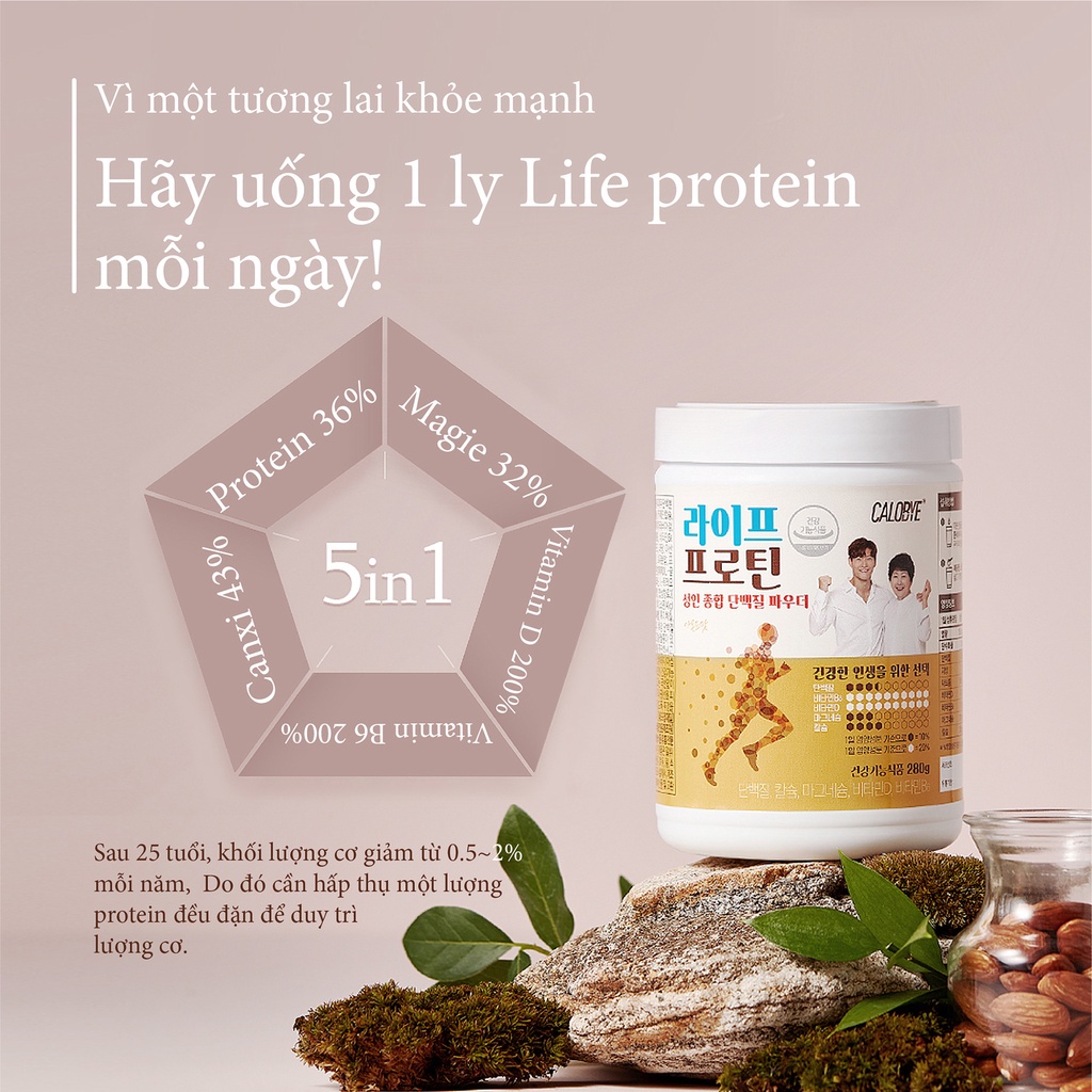 Combo Tập Luyện Tăng Cường Cơ Bắp Life Protein + Bình Lắc